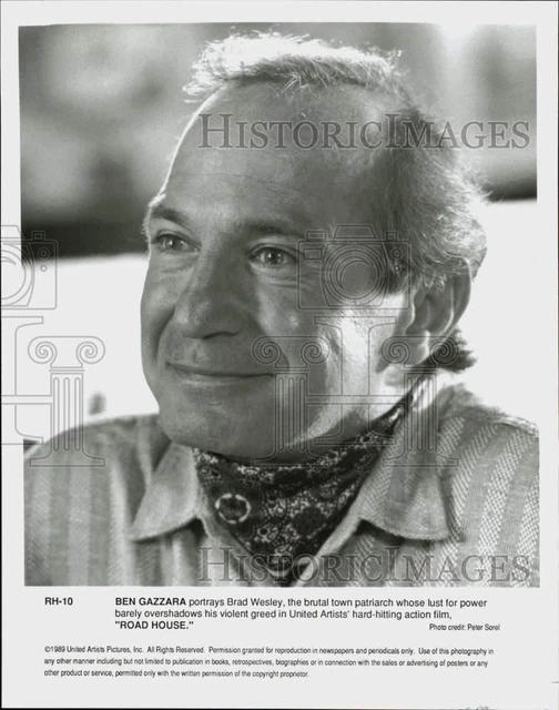 1989 Press Photo Actor Ben Gazzara in "Road House" Movie - ttp04756