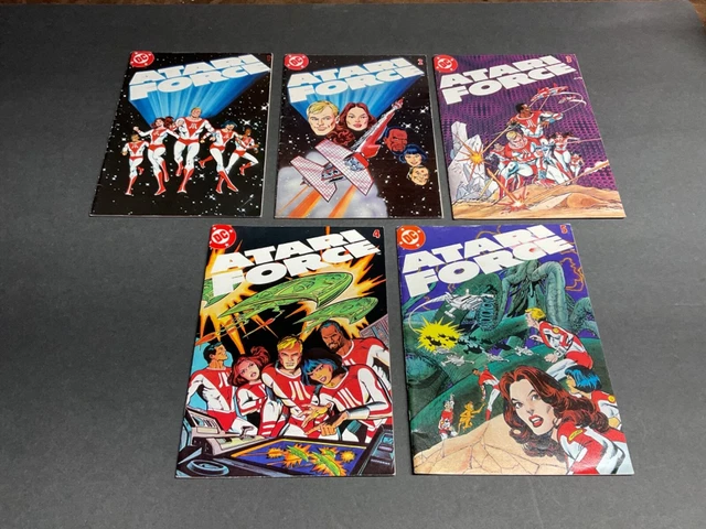 Vintage Atari  2600  Atari Force Mini DC Comics 1 2 3 4 5  Promo Game  Giveaway