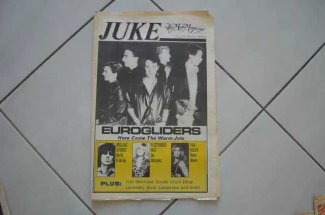 Juke July 1982 Australian Music Magazine! Eurogliders Fleetwood Mac Van Halen