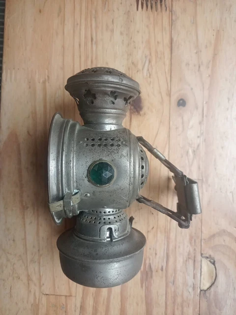 Ancienne lampe de vélo, cyclo, moto / lampe acétylène / Marque ASTRAL / lampe antique en acier chromé / Authentique / Collection & Déco - France