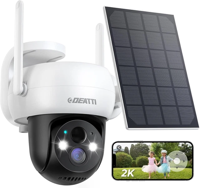 Mint Camera Telecamera Di Sicurezza Esterna 1080P Ad Energia Solare - WiFi, IP, Visione Notturna, Per Casa Scanner Wifi - Foto 6