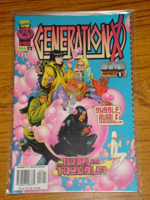 X-Men Generation X #18 Vol1 Marvel Onslaught Impact 1 August 1996