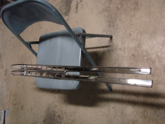 1950 Mercury Monterey Stainless Front Fender Trim Moulding Moldin pair (LH & RH)
