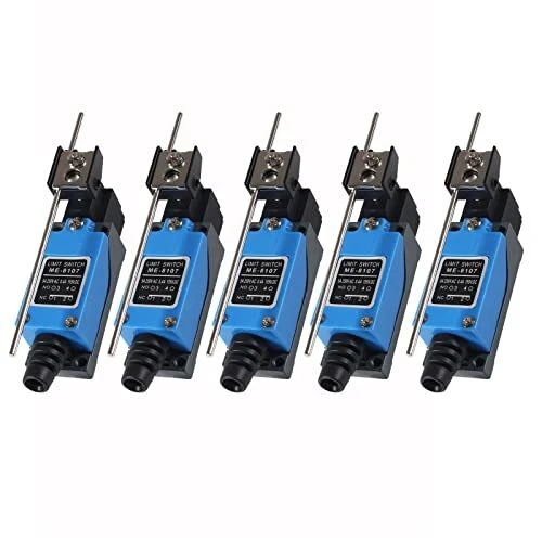 AEDIKO 5pcs ME-8107 Limit Switch Adjustable Roller Lever Arm Momentary Limit ...