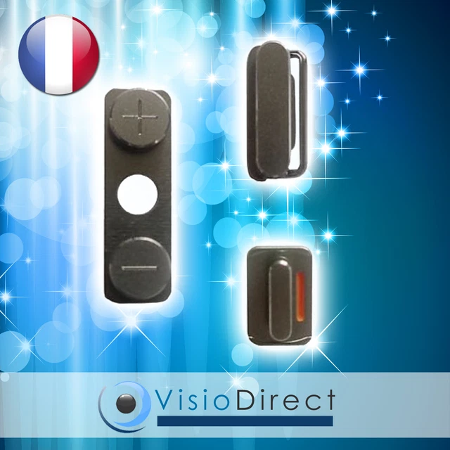 Bouton de remplacement Power ON/OFF, volume, mute pour iPhone 4 et 4S