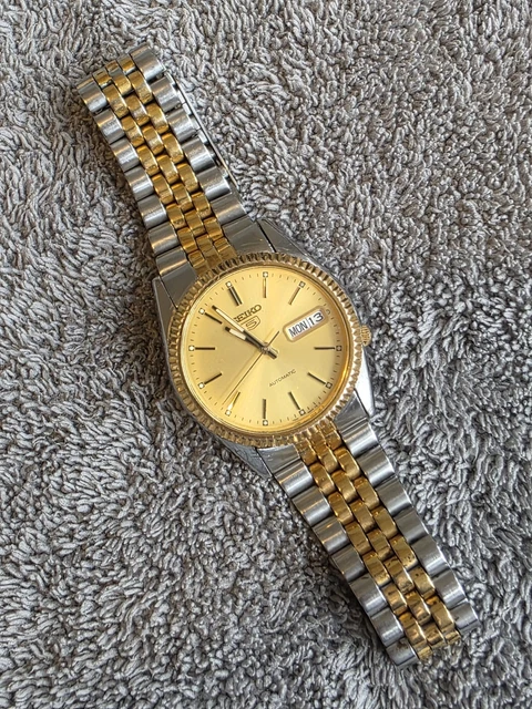 RARE SEIKO Automatic SNXJ90 Japan Men's Watch 7S26-0500