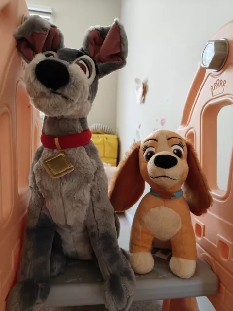 DISNEY Lady and Tramp plush doll toy