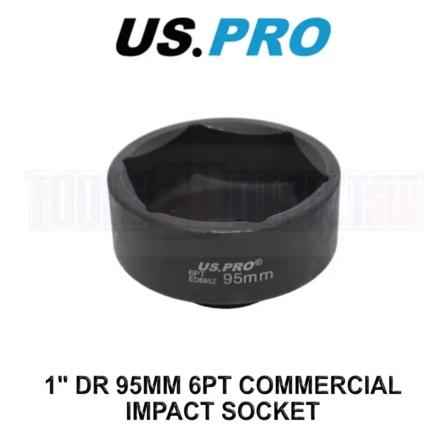 Toma de impacto comercial 3960 US PRO Tools 1" DR 95 mm 6pt