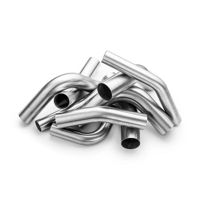 Tubo piegato in acciaio inox T304 90 63,5 mm