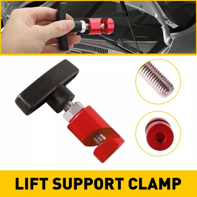 Universal Car Lift Support Clamp Hood Holder Strut Support Clamp for Tool Boxes