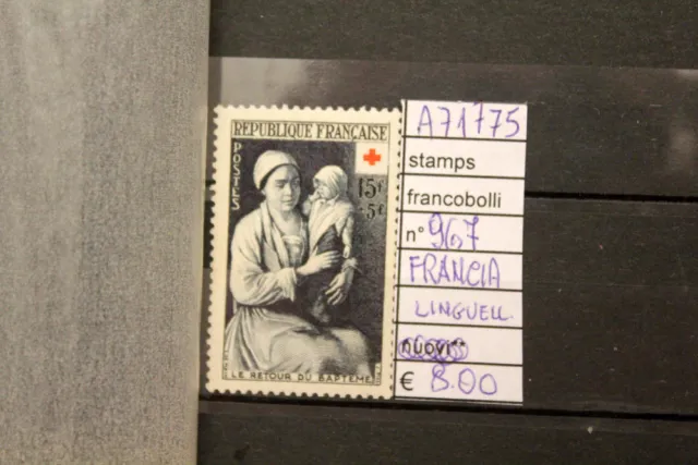 Francobolli Francia Nuovi* Linguellati N°967 Stamps France Mh* (A71775)