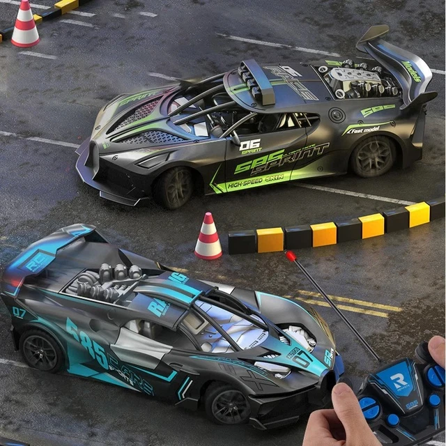 Remote Control Care Model RC CAR 4CH Remote Control Drift Racing Sports Car High Speed Toy ...