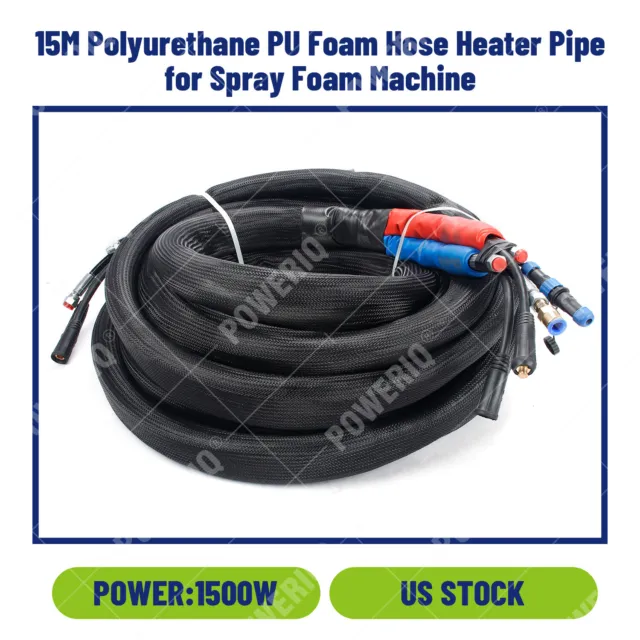 1500W Polyurethane PU Foam Hose Heating Hose Heater Pipe for Spray Foam Machine