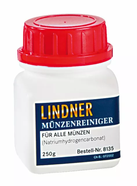 Münzen Reinigungsmittel Natron LINDNER 8135 Basis 250g Pulver