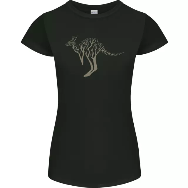 Kangourou Écologie Femmes Petite Coupe T-Shirt