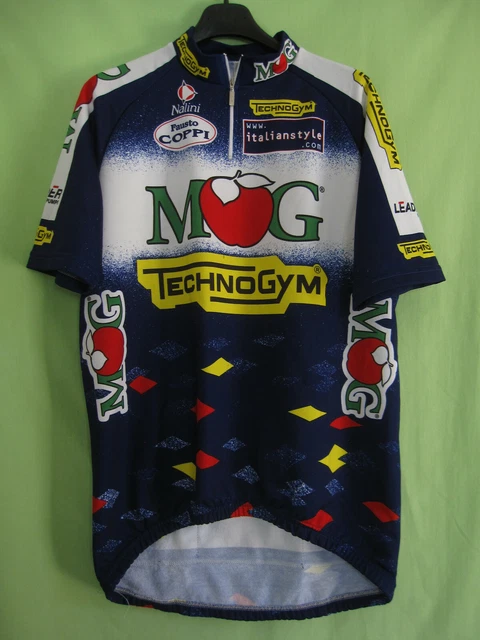 Maillot Cycliste Nalini GB MG Boys Maglificio Technogym, Manches Courtes, Taille XL – Occasion
