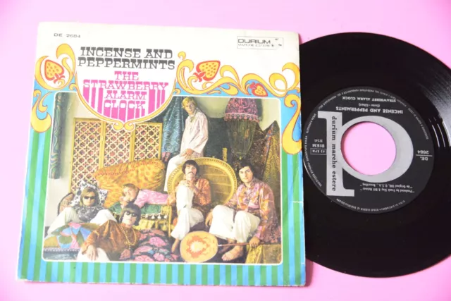 " Strawberry Alarm Clock 7"" Incense And Peppermints Orig Italie 1967 Psych Rock