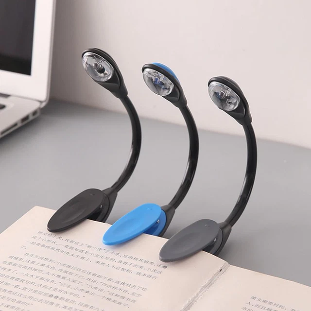 Flexible Clip On Book Laptop LED Reading Light Lamp NEW Portable U5M5