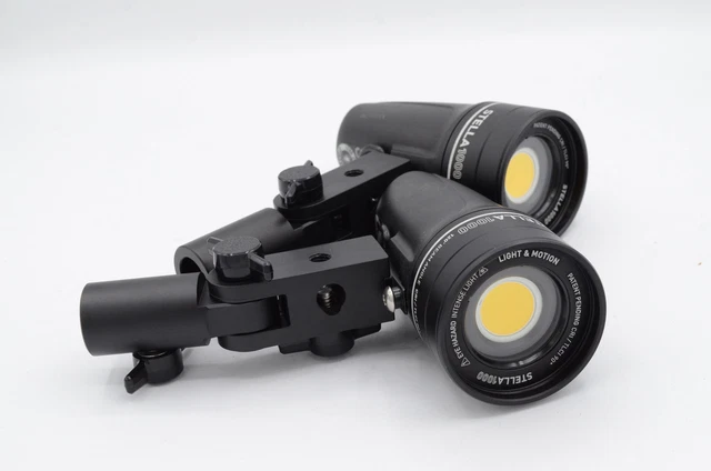 Lot of 2x Light & Motion Stella 1000/2500 UW LED Lights