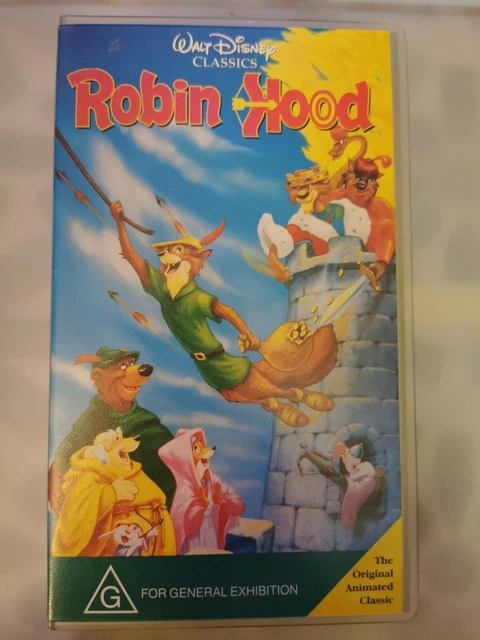 Walt Disney Robin Hood Full Movie English ROBIN HOOD - WALT DISNEY CLASSICS VHS VIDEO kids movie cartoon £6.22