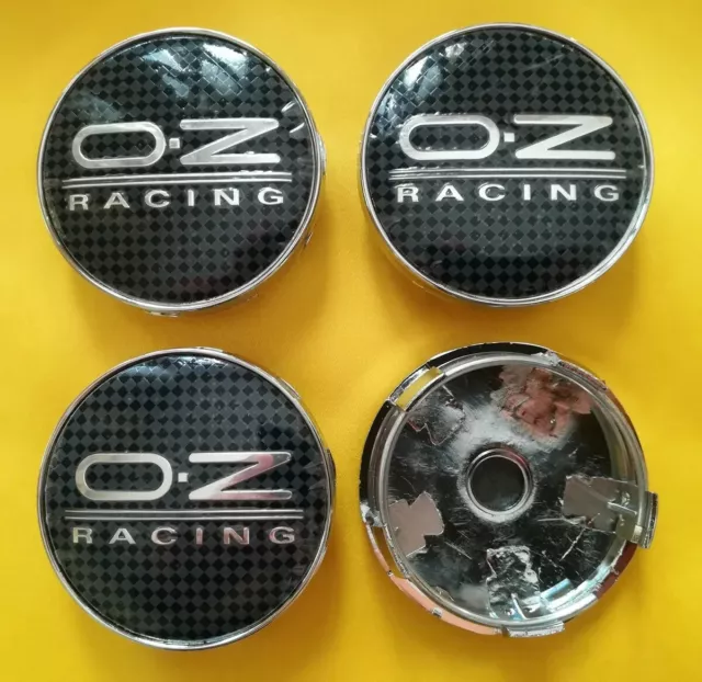 4 Tappi mozzo OZ RACING Cerchi in Lega Coprimozzo 60mm Borchie universale*