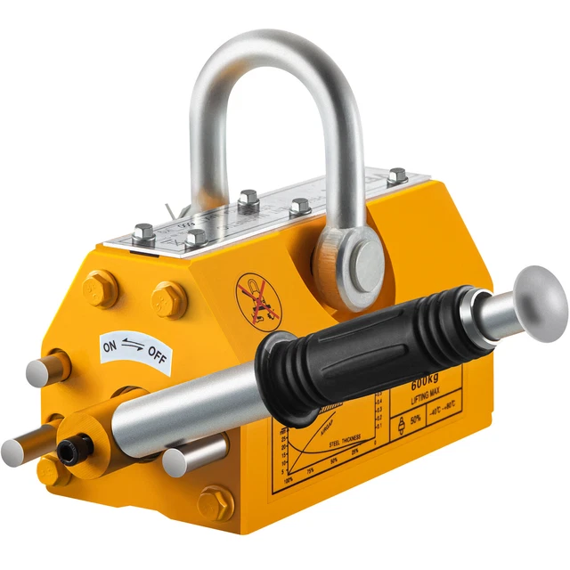 VEVOR Heavy Duty 1320lb 600kg Steel Lifting Magnet Magnetic Lifter Hoist Crane