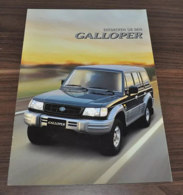 Hyundai Galloper Sales Brochure Prospekt DE