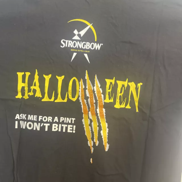 BNWOT Strongbow Halloween Tee Shirt Size Medium 2