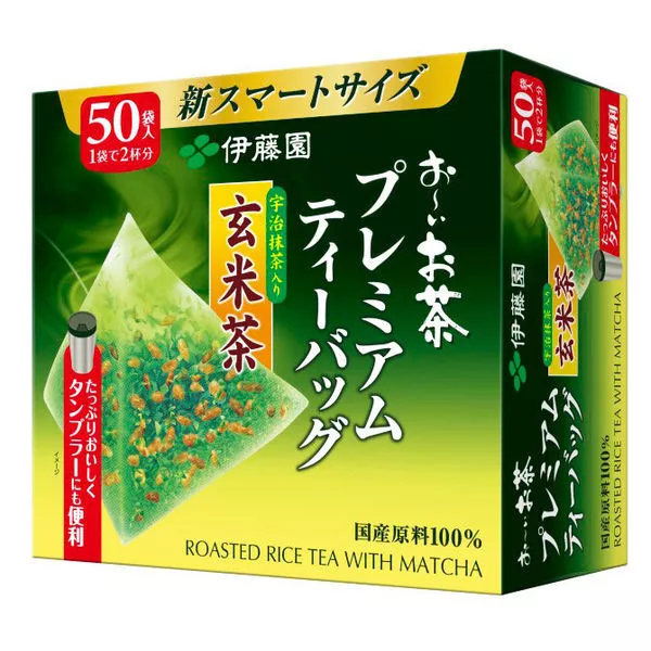 Japan Itoen Green Tea With Roasted Rice Matcha Premium Tea Bag 50 Bags