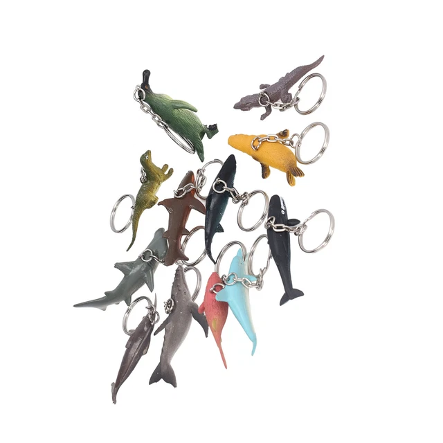 (K2700 Meerestier Schlüsselanhänger)Dinosaurier-Schlüsselanhänger Kleine