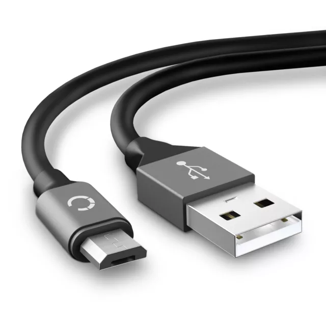 USB Kabel für TomTom Start 60 EU Go 60 Via 1535T Ladekabel 2A grau