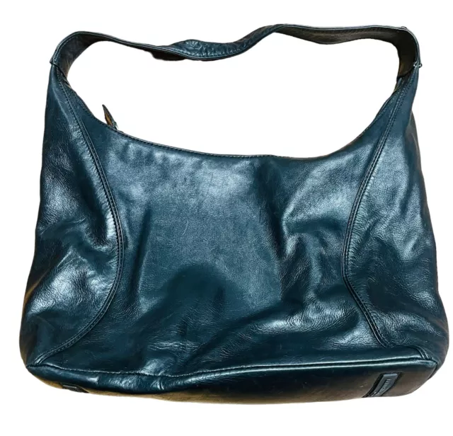 Kenneth Cole New York Black Leather Purse Shoulder Handbag Women's Tote