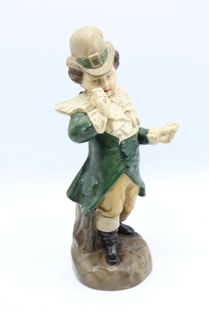 Vtg Borghese Italian Chalkware Irish Man Figurine Antique Man Boy Pat O'leary