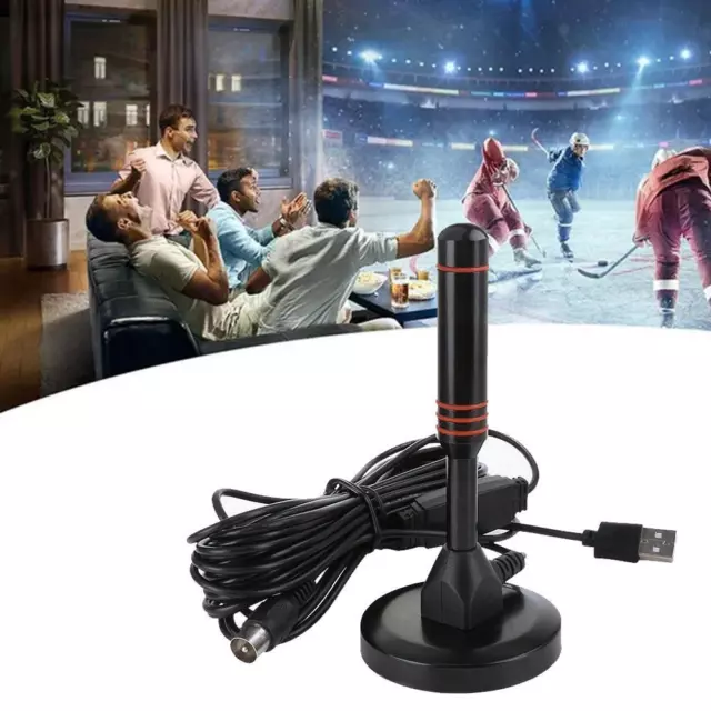 Portable TV Antenna Indoor Outdoor Digital HD Freeview Aerial 300Mile AUS Z8J9