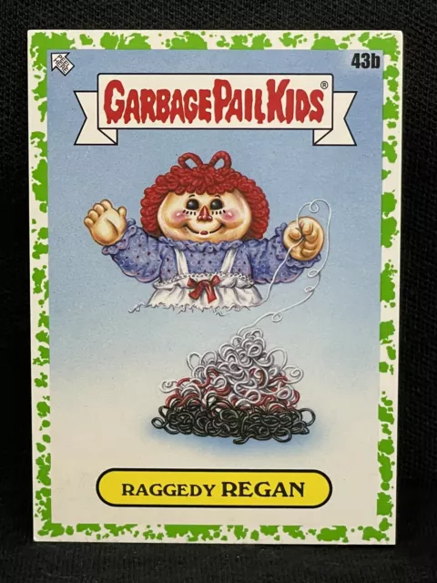 2022 Garbage Pail Kids Book Worms Green Parallel Singles Your Pick Finish Set