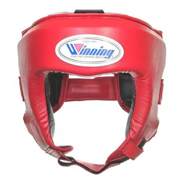 Winning JABF Certified Boxing Head Gear Amateur Red Face Guard JABF-HG NEW