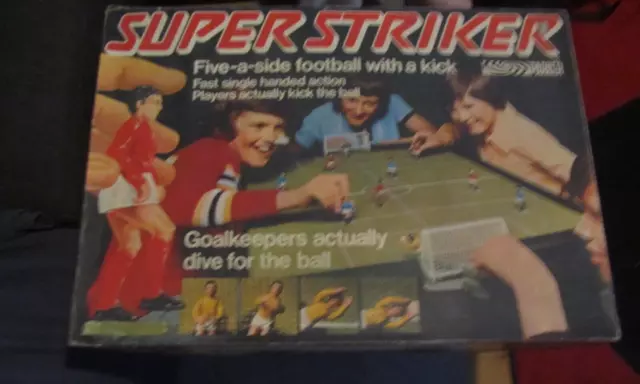 Super Striker Five a side football game Original Vintage Game by Parker