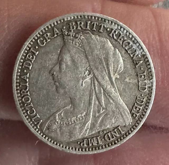 Victoria 3 Pence 1901 High Grade