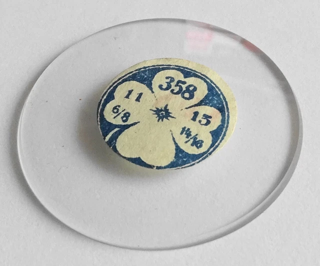 Verre De Montre De Poche Gousset – Diamètre 57 Mm – Neuf