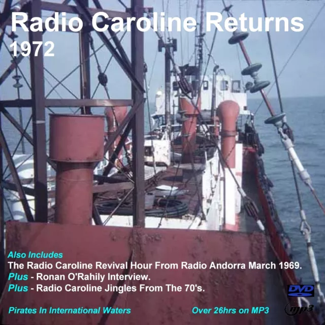 Pirate Radio Caroline Returns from The Mi-Amigo 1972