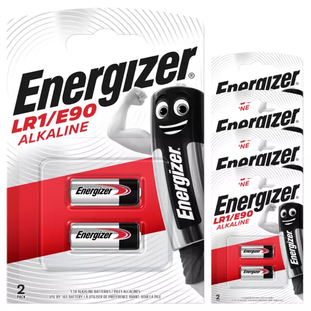 Energizer LR1 MN9100 N KN AM5 E90 1.5V Alkaline Batteries x 10 *Long Expiry*