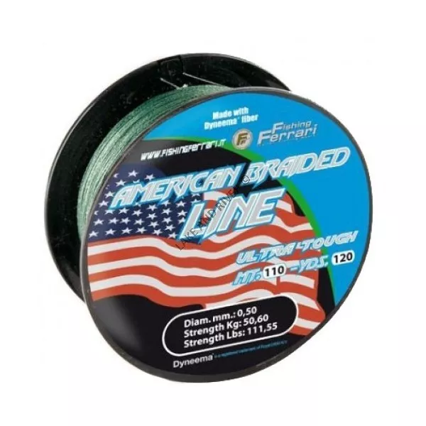 Trecciato American braided Dynema fiber 250mt carp fishing, siluro, pesca mare