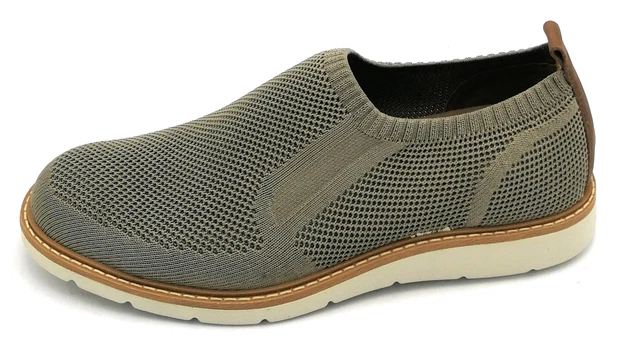 Igi & co 3605922 Mocassin Tissu Extensible Flyknit Beige Fond en Caoutchouc T