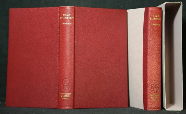 BIBLIOTHÈQUE ALLEMANDE CLASSIQUE 2, Lederausgabe Tieck Polices Bd 6