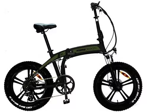 Momo Design Bicicletta Elettrica e-bike 25 km/h 20" Verde - MD-E20FF3-G Tokyo