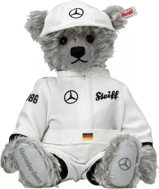 Steiff Mercedes Benz Collaboration Bear Plush Racing Suit