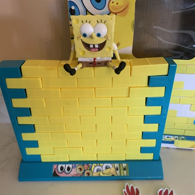 SPONGEBOB SQUAREPANTS BRICK Shift Game Yellow Brick Wall Family £12.49 ...