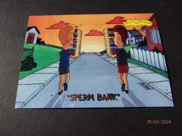 Sperm Bank - Beavis and Butthead - Card 4469 - 1994 MTV Fleer Ultra