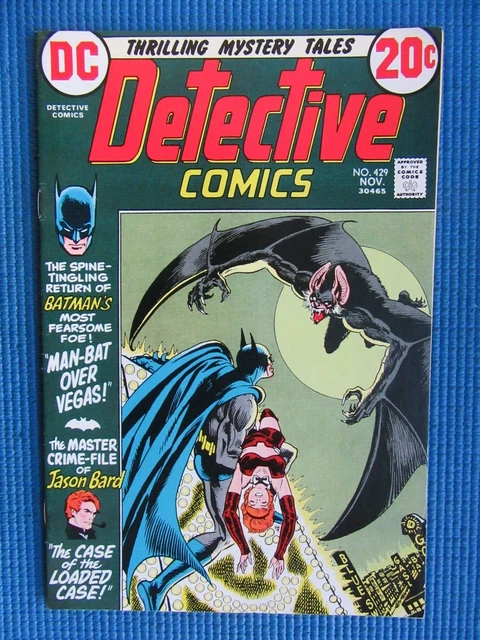 Detective Comics # 429 - (Vf/Nm) -Batman-Man-Bat Over Vegas-Jason Bard