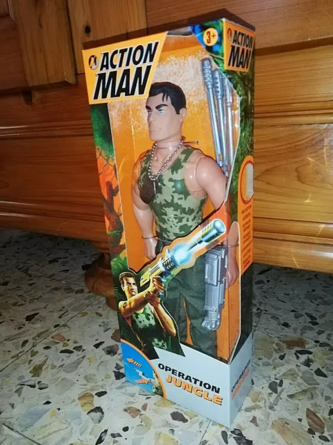 Action man deals jungle
